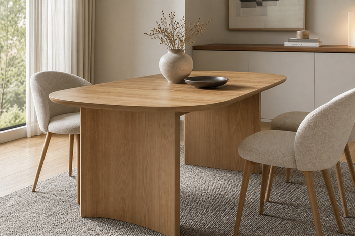 Luna Table - Natural Oak 42